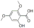 2-Hydroxy-4,6-dimethoxy benzoic acid Structure,3187-19-7Structure