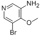 3-氨基-5-溴-4-甲氧基吡啶结构式_31872-78-3结构式