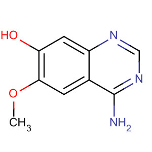 4-氨基-7-羟基-6-甲氧基喹唑啉结构式_320365-90-0结构式