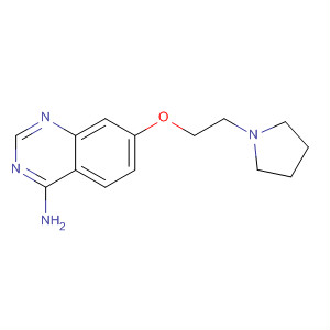 4-氨基-7-(2-吡咯烷-1-基乙氧基)喹唑啉结构式_320366-14-1结构式