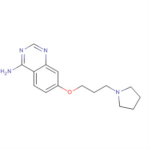 4-氨基-7-(3-吡咯烷-1-基丙氧基)喹唑啉结构式_320366-24-3结构式