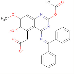 N-二苯基亚甲基-6-乙酰氧基-7-甲氧基喹唑啉-4-胺结构式_320366-67-4结构式