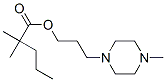 2,2-Dimethylvaleric acid 3-(4-methyl-1-piperazinyl)propyl ester Structure,32041-69-3Structure