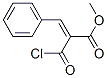 2-(Chloroformyl)-3-phenylpropenoic acid methyl ester Structure,32046-42-7Structure