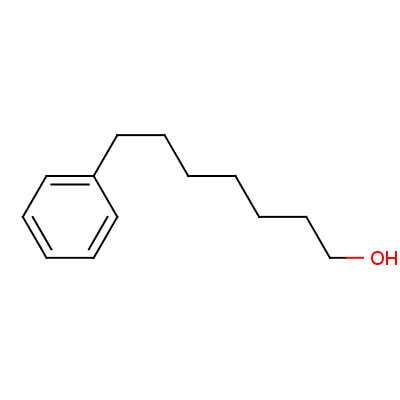 7-苯基-1-庚醇结构式_3208-25-1结构式