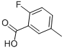 2-Fluoro-5-methylbenzoicacid Structure,321-12-0Structure