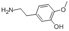 5-(2-氨基乙基)-2-甲氧基苯酚结构式_3213-30-7结构式