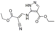 (E/z)-3-[(2-cyano-3-ethoxy-3-oxo-1-propenyl)amino]-1h-pyrazole-4-carboxylic acid ethyl ester Structure,321571-07-7Structure