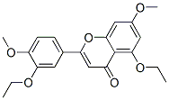 5-Ethoxy-2-(3-ethoxy-4-methoxyphenyl)-7-methoxy-4h-1-benzopyran-4-one Structure,32174-64-4Structure