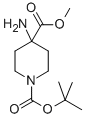 4-Amino-1,4-piperidinedicarboxylic acid 1-(1,1-dimethylethyl) 4-methyl ester Structure,321997-89-1Structure