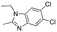 5,6-Dichloro-1-ethyl-2-methylbenzimidazole Structure,3237-62-5Structure