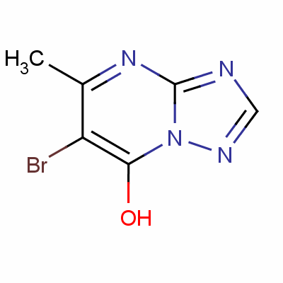 6-溴-5-甲基-1,2,4-噻唑并[1,5-A]嘧啶-7-醇结构式_32449-41-5结构式