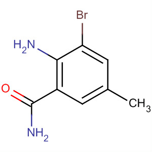 2-氨基-3-溴-5-甲基苯甲酰胺结构式_324528-81-6结构式