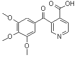3-(3,4,5-Trimethoxybenzoyl)-4-pyridinecarboxylicacid Structure,324573-59-3Structure