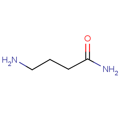 4-氨基丁酰胺结构式_3251-08-9结构式
