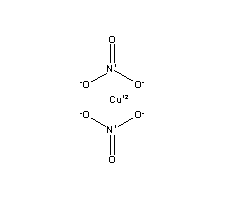 硝酸铜结构式_3251-23-8结构式
