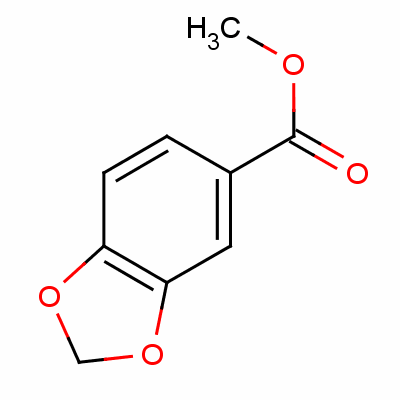 Methyl 1,3-benzodioxole-5-carboxylate Structure,326-56-7Structure