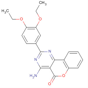 4-Amino-2-(3,4-diethoxyphenyl)-5h-[1]benzopyrano[4,3-d]pyrimidin-5-one Structure,32644-56-7Structure