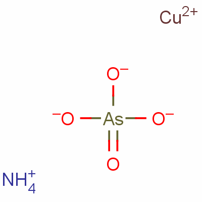 铵铜砷酸盐结构式_32680-29-8结构式