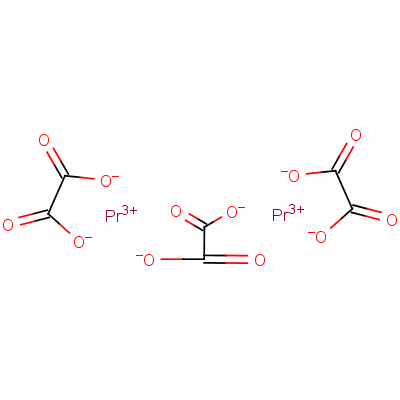 草酸镨六水结构式_3269-10-1结构式