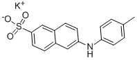 2-(对甲苯氨基)-6-萘磺酸钾结构式_32752-10-6结构式