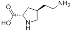L-proline, 4-(2-aminoethyl)-, (4r)-(9ci) Structure,327989-68-4Structure