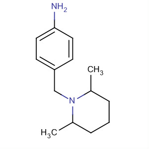 4-(2,6-二甲基-哌啶-1-甲基)-苯胺结构式_328289-91-4结构式