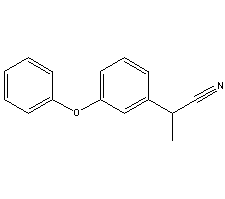 2-(3-苯氧基苯基)丙腈结构式_32852-95-2结构式