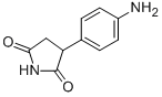 3-(4-氨基-苯基)-吡咯烷-2,5-二酮结构式_32856-49-8结构式