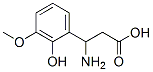 3-氨基-3-(2-羟基-3-甲氧基苯基)-丙酸结构式_32906-18-6结构式