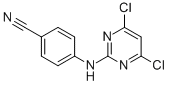 4-[(4,6-二氯-2-嘧啶)氨基]-苯甲腈结构式_329187-59-9结构式