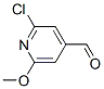 4-Pyridinecarboxaldehyde, 2-chloro-6-methoxy- Structure,329794-31-2Structure