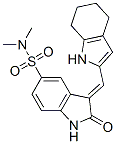 2,3-二氢-N,N-二甲基-2-氧代-3-[(4,5,6,7-四氢-1H-吲哚-2-基)亚甲基]-1H-吲哚-5-磺胺结构式_330161-87-0结构式