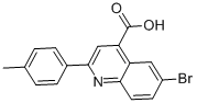 6-Bromo-2-p-tolylquinoline-4-carboxylic acid Structure,330194-05-3Structure