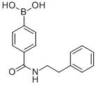 4-(苯乙基氨基甲酰)苯硼酸结构式_330793-46-9结构式