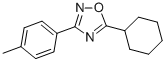 5-环己基-3-对甲苯-1,2,4-噁二唑结构式_330828-28-9结构式