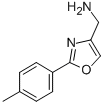 (2-对甲苯-4-噁唑)甲胺结构式_33105-96-3结构式