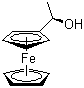 (S)-1-二茂铁基乙醇结构式_33136-66-2结构式