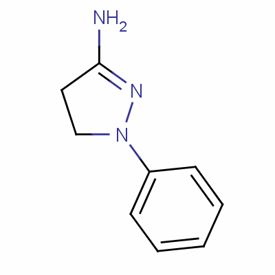 3-氨基-4,5-二氢-1-苯基吡唑结构式_3314-35-0结构式