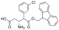 Benzenebutanoic acid, 3-chloro-β-[[(9H-fluoren-9-ylmethoxy)carbonyl]amino]-, (βR)- Structure,331763-57-6Structure