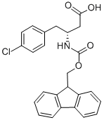 Benzenebutanoic acid, 4-chloro-β-[[(9H-fluoren-9-ylmethoxy)carbonyl]amino]-, (βR)- Structure,331763-60-1Structure