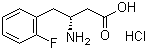 (R)-3-amino-4-(2-fluorophenyl)butanoic acid hydrochloride Structure,331763-62-3Structure