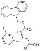 (βR)-β-[(9H-芴-9-甲氧基)羰基]氨基]-3-氟苯丁酸结构式_331763-67-8结构式