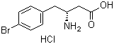 (R)-3-amino-4-(4-bromophenyl)butanoic acid hydrochloride Structure,331763-73-6Structure