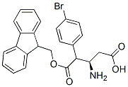 Benzenebutanoic acid, 4-bromo-β-[[(9H-fluoren-9-ylmethoxy)carbonyl]amino]-, (βR)- Structure,331763-76-9Structure