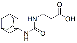 3-{[(1-金刚烷氨基)羰基]氨基}丙酸结构式_33205-70-8结构式