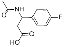 Beta-(乙酰基氨基)-4-氟苯丙酸结构式_332052-58-1结构式