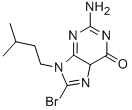 2-氨基-8-溴-9-异戊基-5H-嘌呤-6(9h)-酮结构式_332102-03-1结构式
