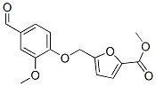 5-[(4-糠基-2-甲氧基苯氧基)甲基]呋喃-2-羧酸甲酯结构式_332165-50-1结构式