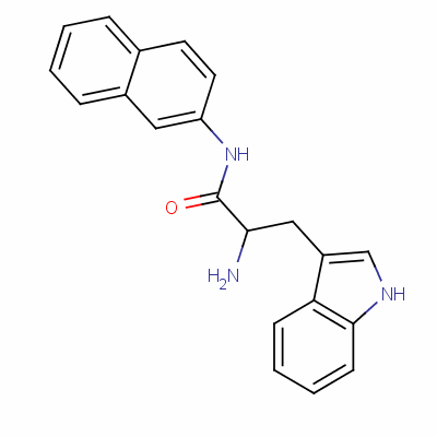 L-色氨酸 β-萘酰胺结构式_3326-63-4结构式